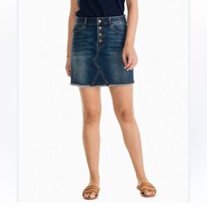 SOUTHERN TIDE DENIM SKIRT GABRIELA DENIM SKIRT MEDIUM INDIGO 27W TRENDING